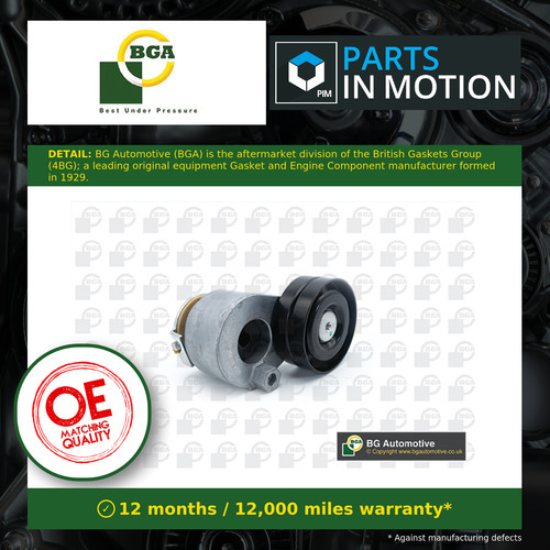 Aux belt tensioner - belt, fits