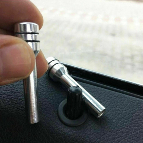 Silver car interior door - silver,