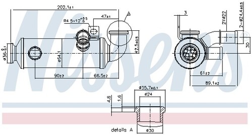 Nissens 989274 cooler - 989274, cooler,